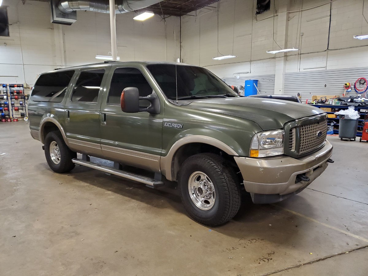 Ford Excursion. Ceramic all the way